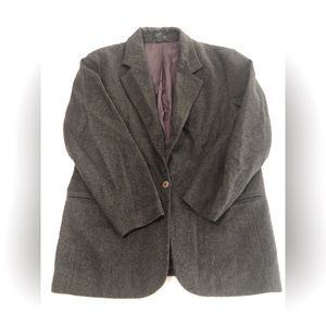 J. Crew wool/cashmere blend blazer, gray, EUC